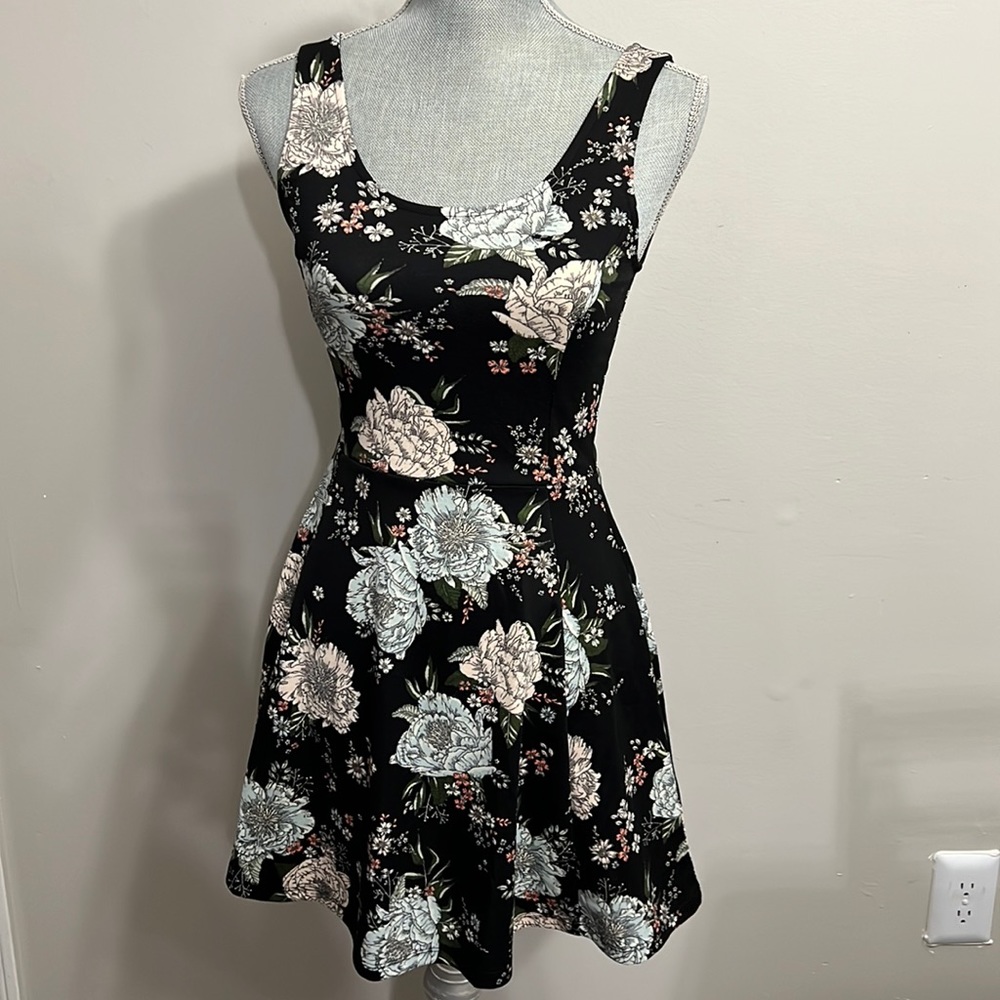 Black Floral Dress